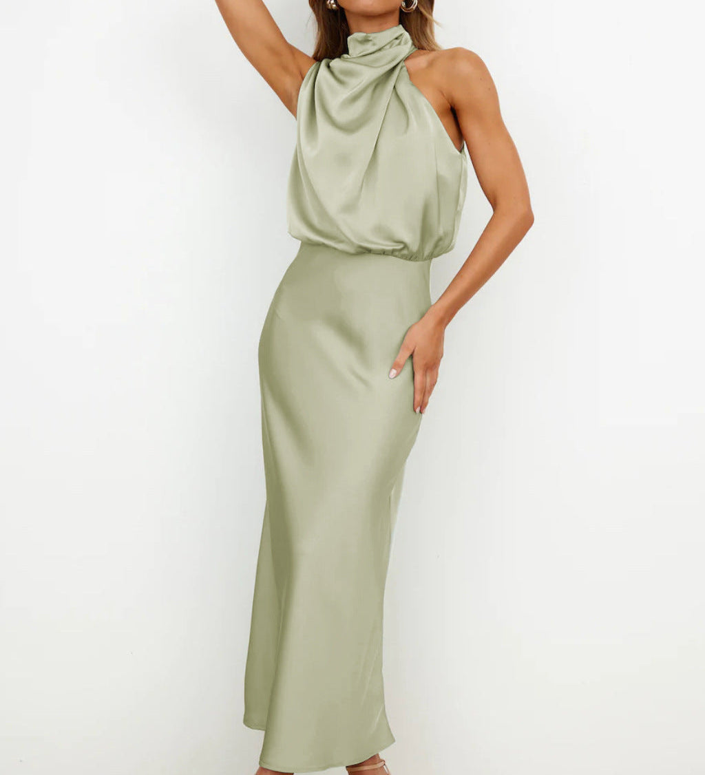 Tyra | Vestido de soirée elegante com decote halter