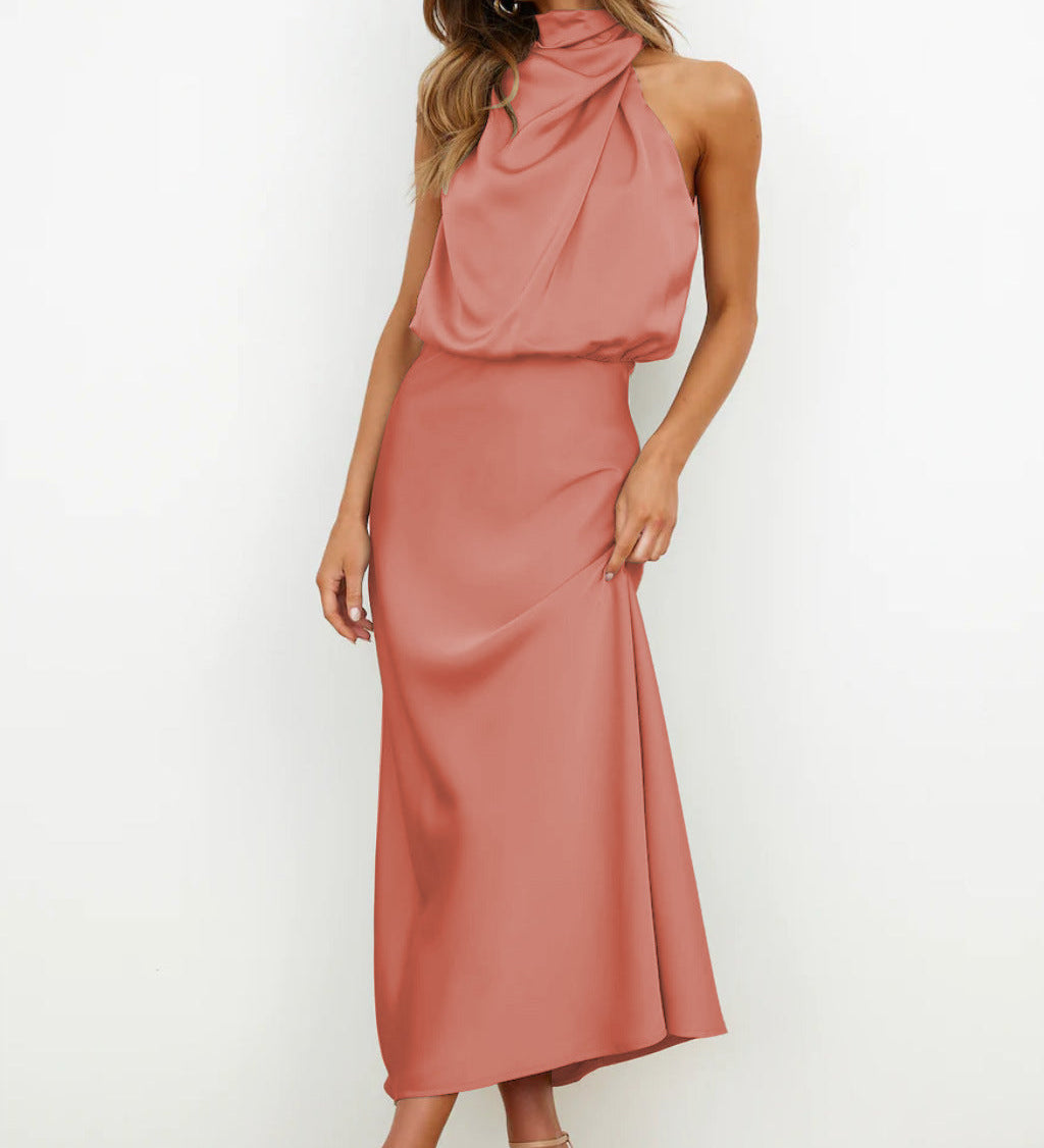 Tyra | Vestido de soirée elegante com decote halter