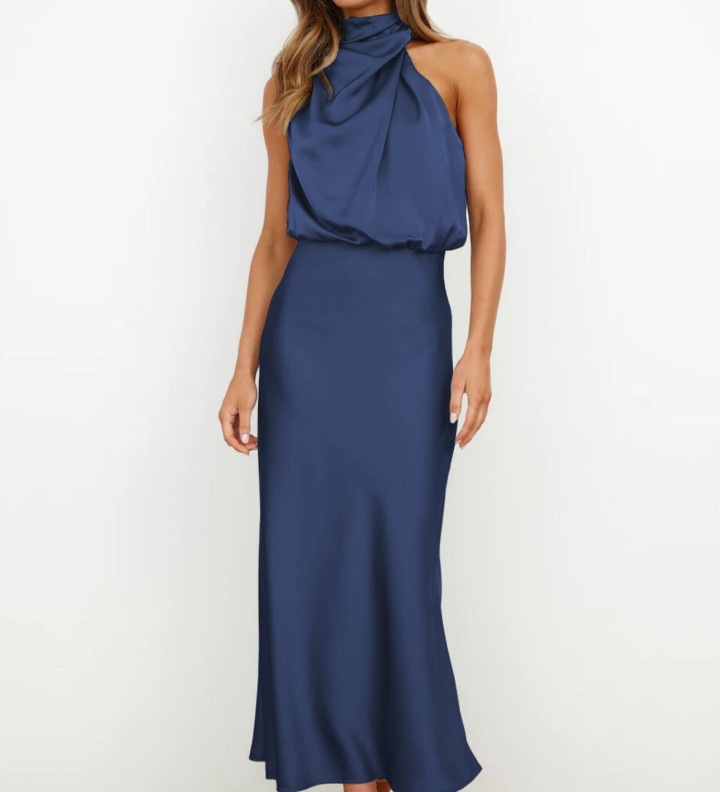 Tyra | Vestido de soirée elegante com decote halter