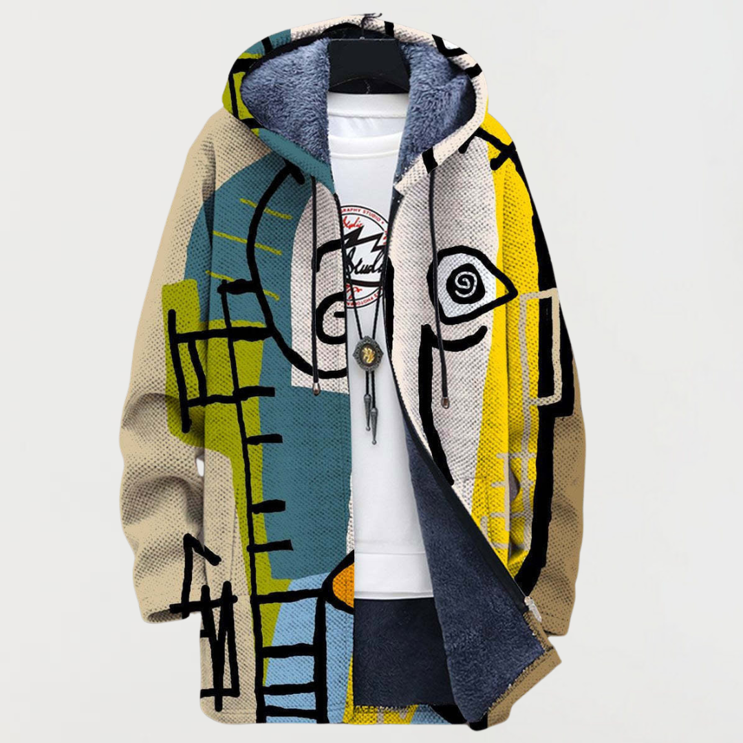 Beatriz - Cardigan com padrão abstrato