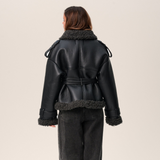 Elvira | Casaco de Shearling com Cinto