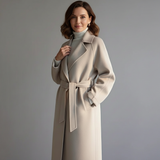 GRACE | Casaco elegante com cinto estruturado