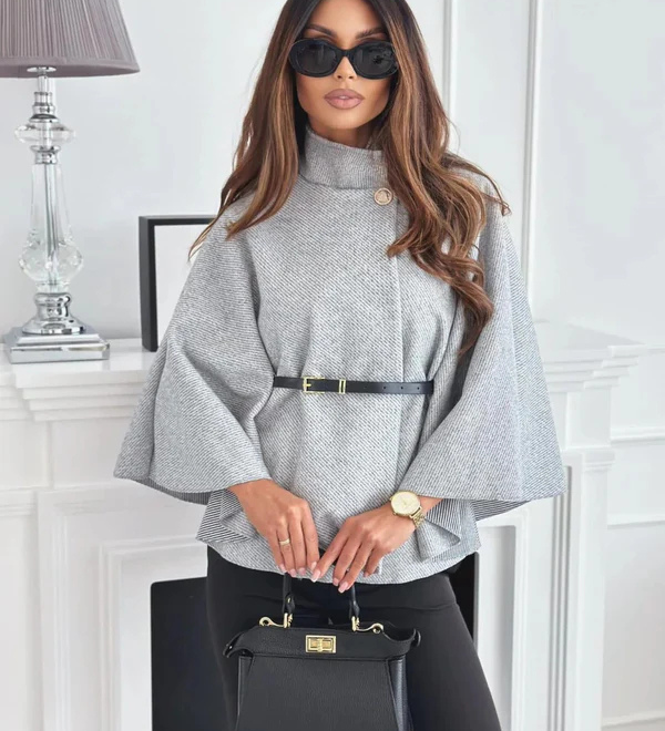 LUISA | CASACO ELEGANTE DE CINTURA FINA