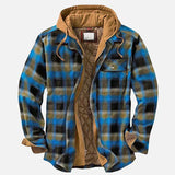 Alain – Casaco xadrez com patchwork para homem