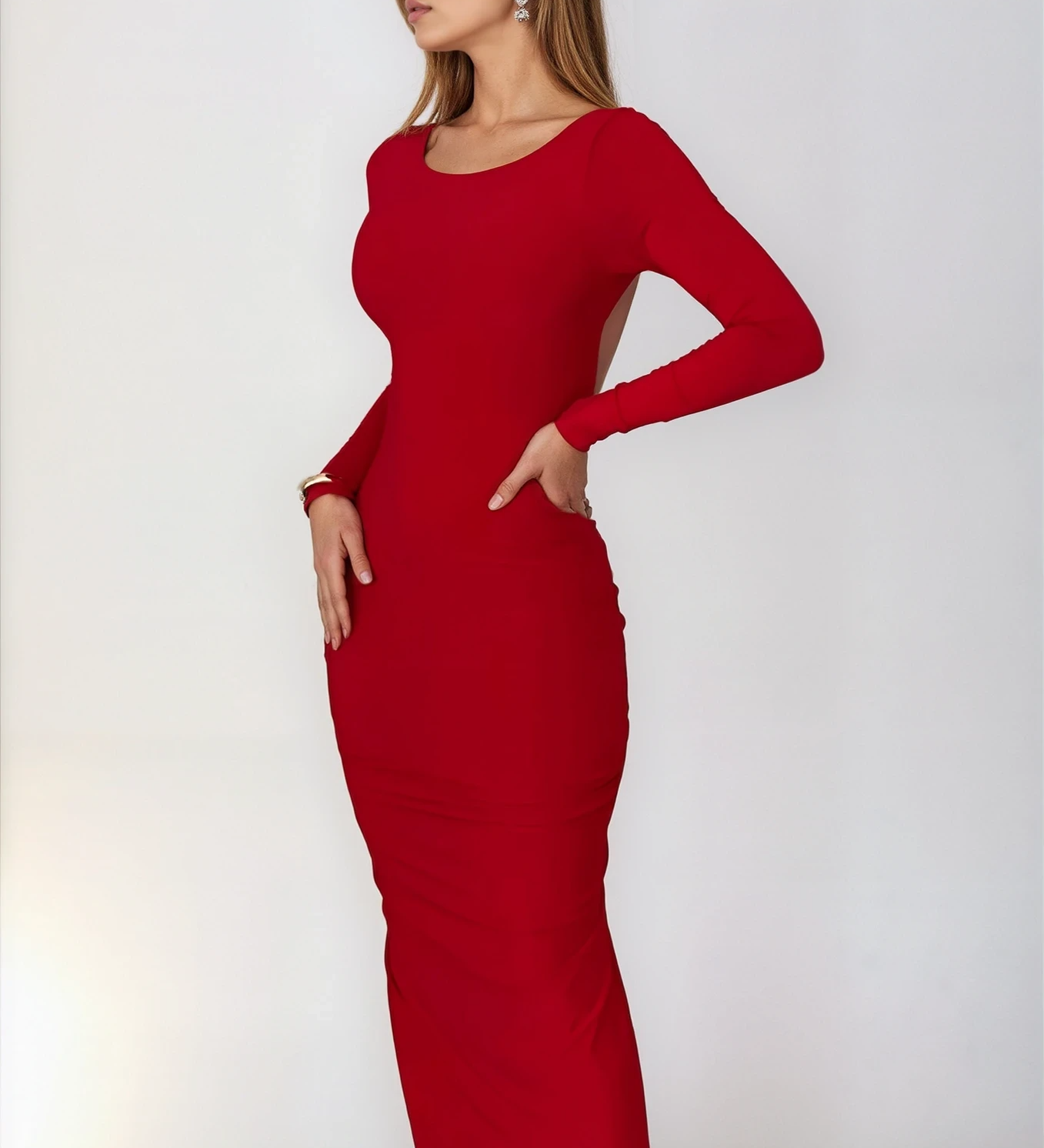 Agathe | Vestido elegante de costas nuas