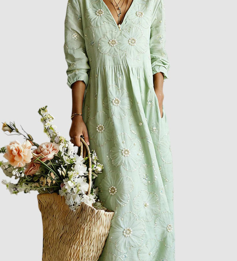 LENA | VESTIDO MIDI FLORAL