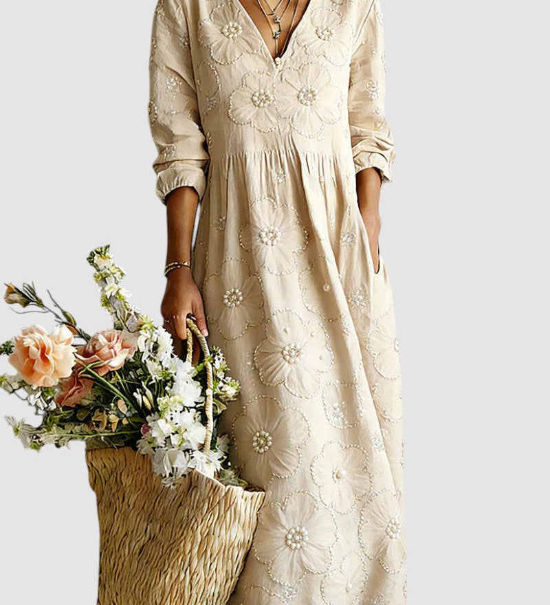 LENA | VESTIDO MIDI FLORAL