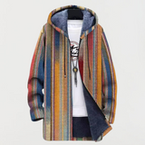 Helena - Cardigan  com padrão riscas