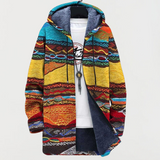 Carolina - Cardigan com arte tribal