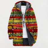 Benedita - Cardigan com riscas étnicas