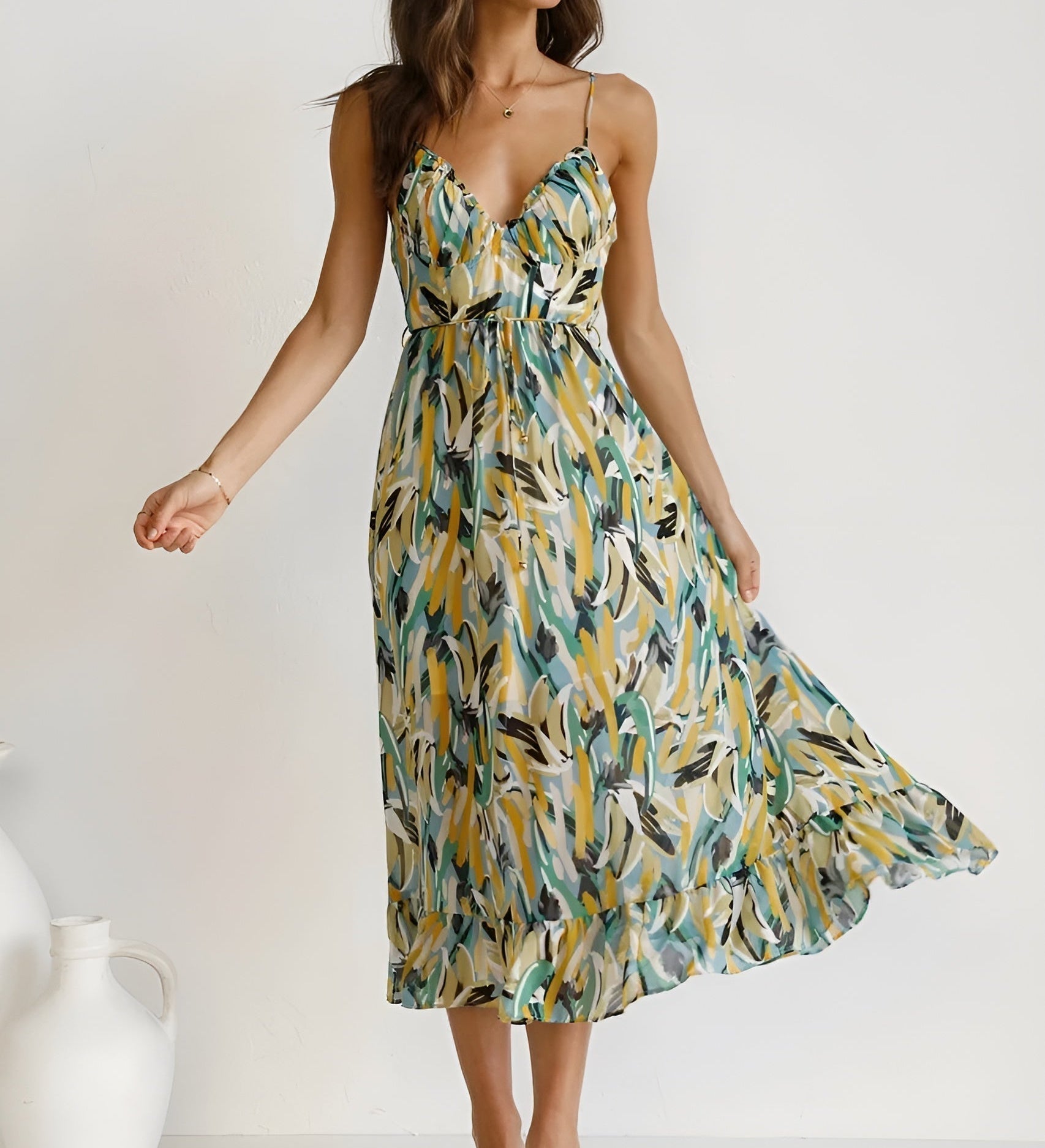 Evelina | Vestido elegante e colorido