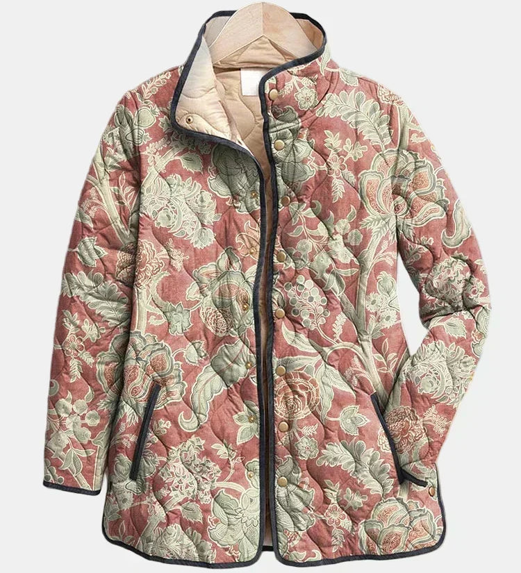 Casaco Acolchoado Damas Terracota Pauline