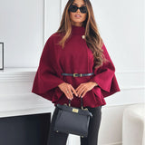LEA - Jaqueta borboleta chique com cinto
