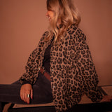 Luna | Casaco da moda com estampa de leopardo