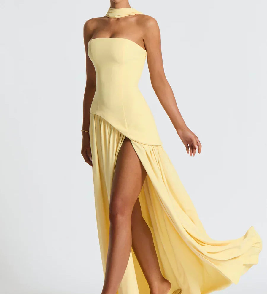Elma | Vestido longo