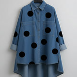Amélia — Camisa de Ponto de Bolinha