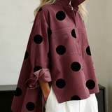 Amélia — Camisa de Ponto de Bolinha